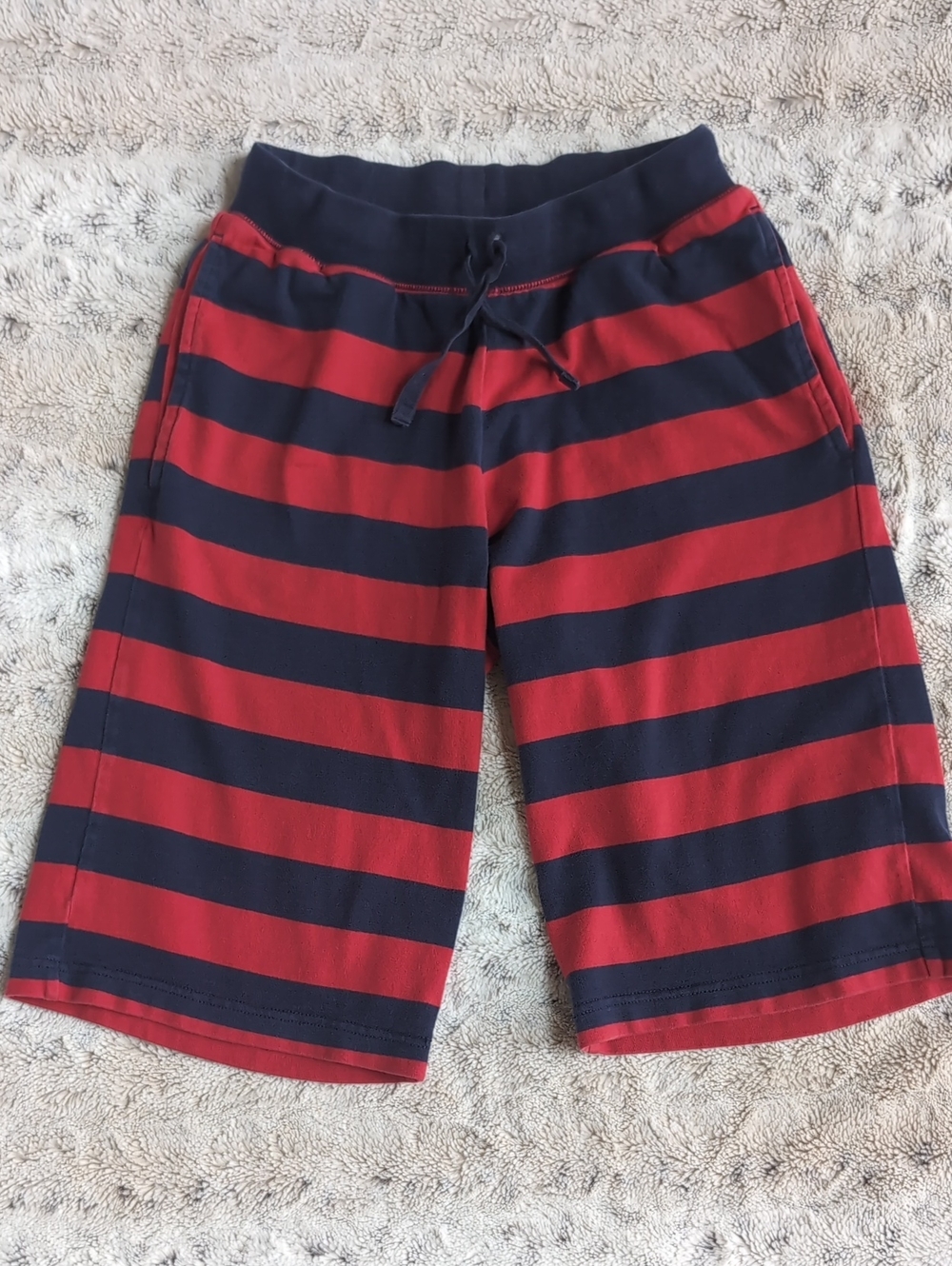 Hanna Andersson Cotton Striped Lounge Shorts
